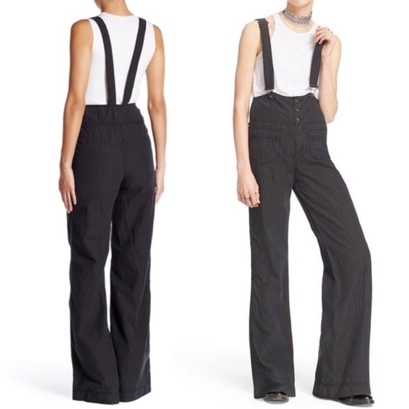 high waisted pants suspenders